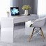 Image result for White Gloss Computer Table
