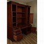 Image result for Dark Cherry Desk with Hutch