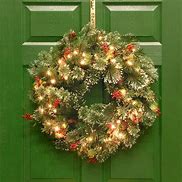 Image result for National Tree Co. Crestwood Spruce Indoor Outdoor Christmas Wreath | Green | One Size | Garlands + Wreaths Christmas Wreaths