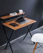 Image result for Small Computer Desk with Shelf