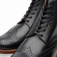 Image result for Mens Black Brogue Boots