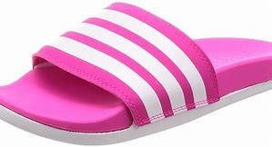 Image result for Adidas Slides Purple and Silver