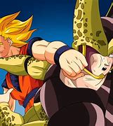Image result for Imagen De Goku vs Cell
