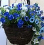 Image result for Outdoor Artificial Hanging Flowers