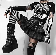 Image result for Aesthetic Goth Grunge Clothes