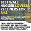 Image result for RV Furniture Recliner Wall Hugger