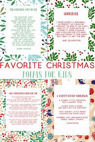 Image result for Free Printable Christmas Poems for Kids