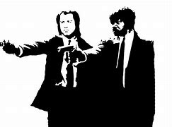 Image result for Pulp Fiction Black and White Wallpaper