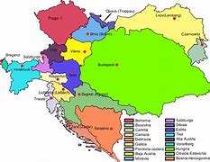 Image result for Austro-Hungarian Empire Map Today