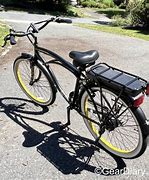 Image result for Swagtron EB11 Electric Cruise Bicycle With Shimano 7-Speed, Removable Battery & Beach Cruiser Tires, Black