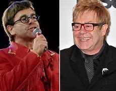 Image result for Elton John Then and Now