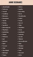 Image result for Anime Usernames for Roblox