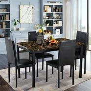 Image result for Kitchen Dining Sets with Upholstered Chairs