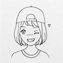 Image result for Girl Hiding in Hoodie Drawing