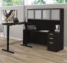 Image result for l shaped desk with hutch