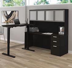 Image result for Modern Desk with Hutch