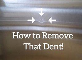 Image result for How to Get a Dent Out of a Refrigerator Door