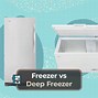 Image result for deep freezer vs upright freezer