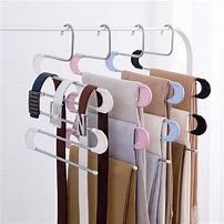 Image result for Space-Saving Hangers for Pants