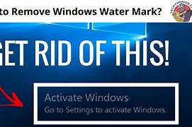 Image result for Activate Windows 10 Watermark