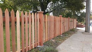 Image result for Gothic Wood Picket Fence