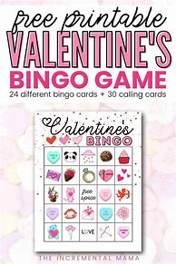 Image result for Valentine's Bingo