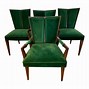 Image result for Green Velvet Dining Chairs