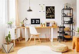 Image result for Scandinavian Corner Office Desk