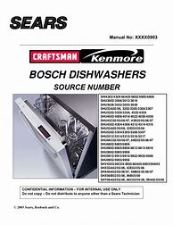 Image result for Bosch Dishwasher Service Manual