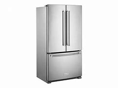 Image result for KitchenAid White Refrigerator Bottom Freezer