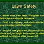 Image result for Lawn Mowing Safety