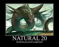 Image result for Dungeons and Dragons Memes Natural 1