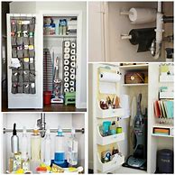 Image result for Organized Cleaning Supplies Storage