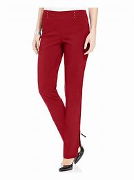 Image result for Red Trousers for Women