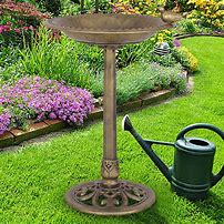 Image result for Garden with Bird Bath