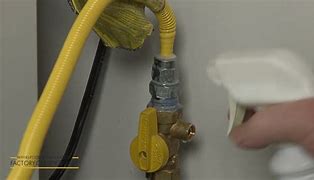Image result for How to Connect Gas Line to Dryer