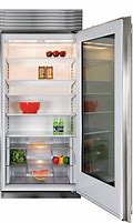 Image result for Small Glass Front Refrigerator