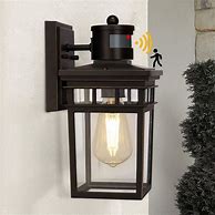 Image result for Titan 14 High Mystic Black Dusk To Dawn Outdoor Wall Light