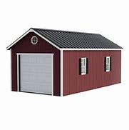 Image result for Best Barns 12-Ft X 24-Ft Sierra Without Floor Gable Engineered Storage Shed (Not Included) | SIERRA1224