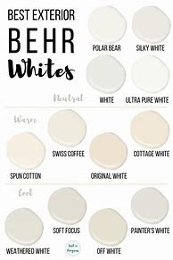 Image result for Off-White Paint Colors Chart