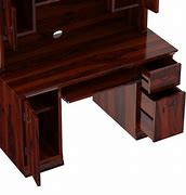 Image result for Solid Wood Computer Desk with Hutch for Home
