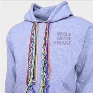 Image result for White String Grey Hoodie