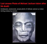 Image result for Michael Jackson Death Face