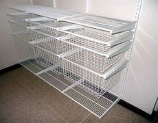 Image result for Closet Storage Wire Baskets