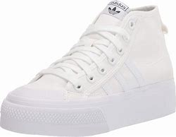 Image result for Adidas All White Sneakers
