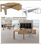 Image result for Black and Wood Desk