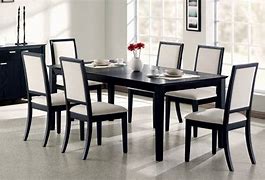 Image result for Black Extendable Dining Table