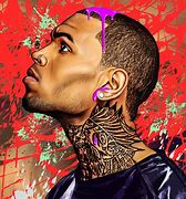 Image result for Chris Brown Art Black and White