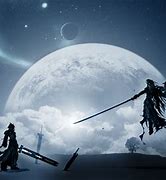 Image result for Cloud vs Sephiroth Moon