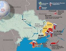 Image result for Ukraine ND Russia Boarders